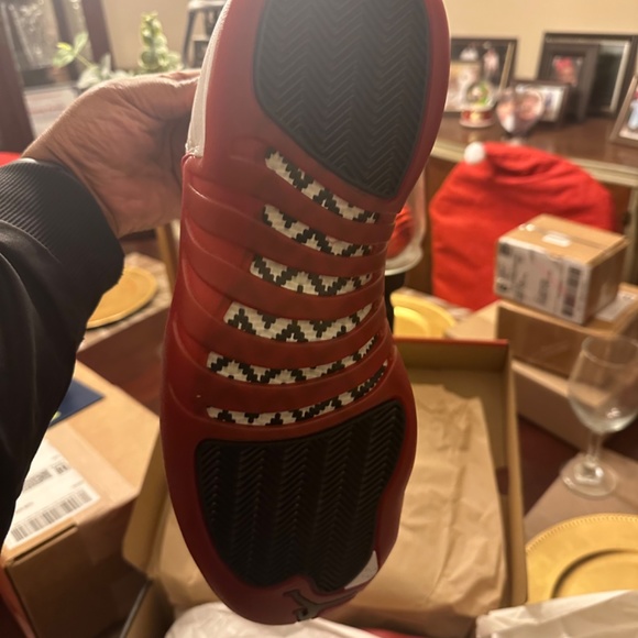 Cherry Jordan 12 size 14 new in the box main image 6